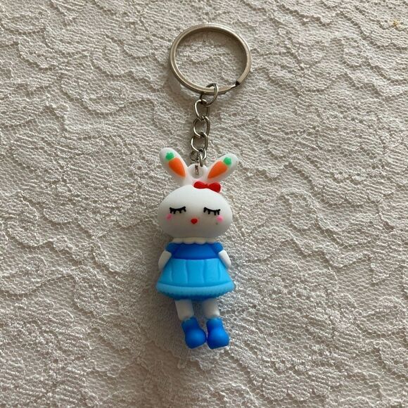 Cartoon Rabbit Keychain  - Picture 3 of 4